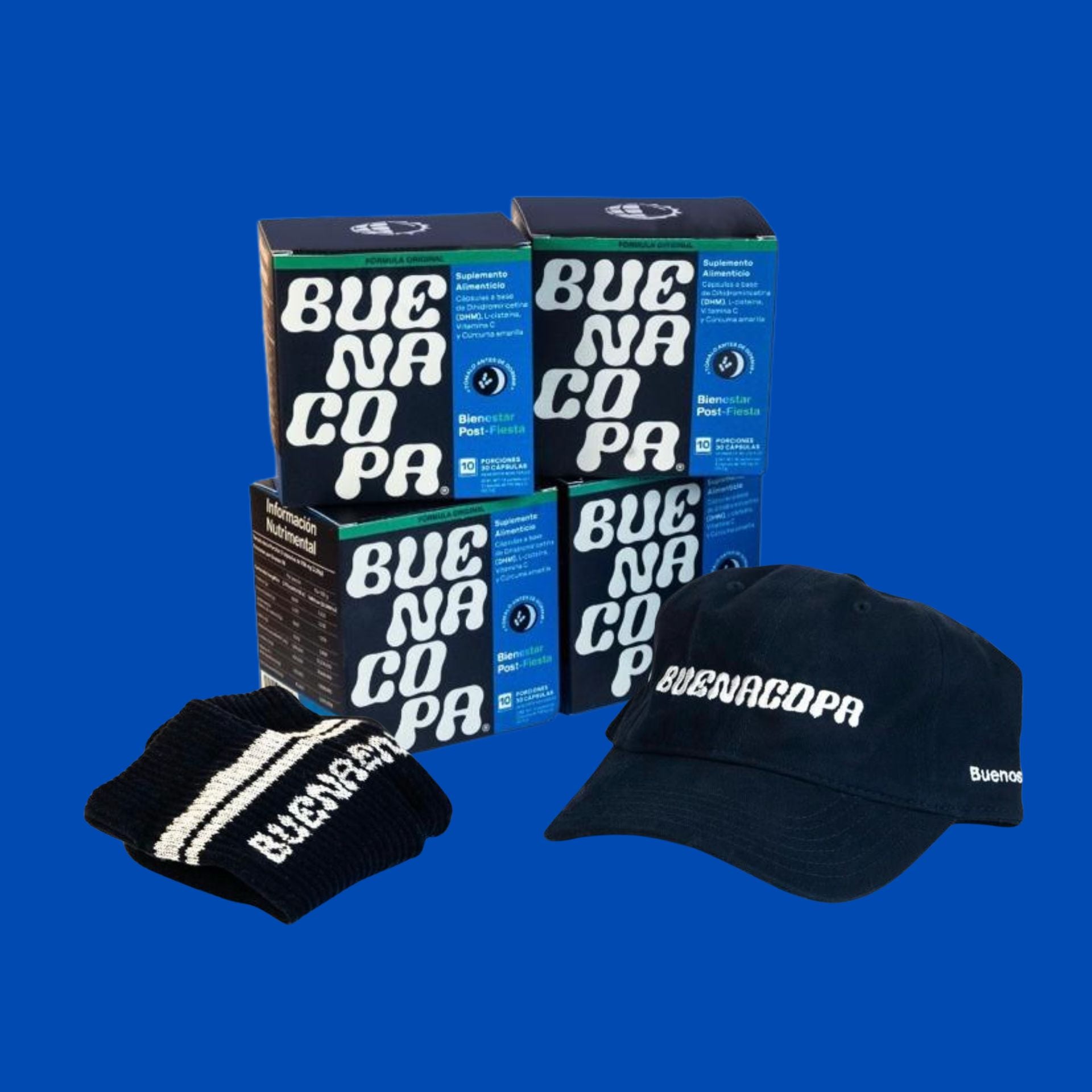 Pareja Perfecta - 4 Buenacopa + Gorra + Calcetines